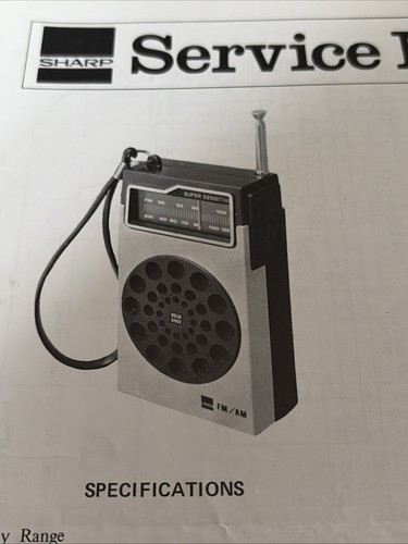 209 sharp radio service - ,
