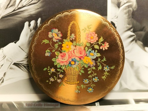 Zenette floral gold tone