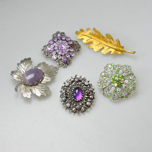 Vintage modern brooch lot 2 - modern,