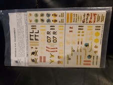 ESCI USAAF P-47 Thunderbolt/P-51 Mustang 1/72nd scale decal sheet.