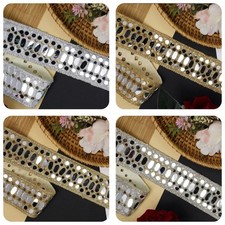 1 Yard Metallic Mirror Trim