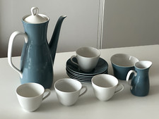 Rorstrand 'Stella' Porcelain Coffee Set - Swedish, 1950s Scandinavian Design MCM