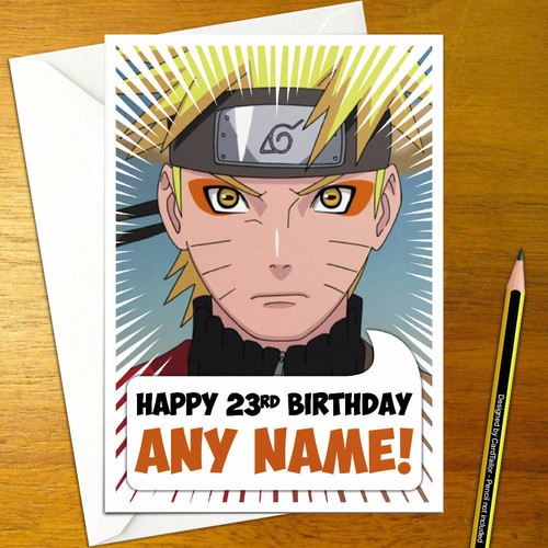 Naruto personalised birthday - naruto,