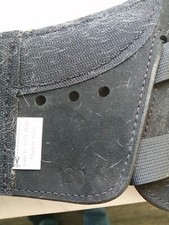 stubben 130cm equi soft girth NO PAD in black. used but in good condition