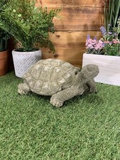 STONE GARDEN TURTLE TORTOISE DETAILED ORNAMENT