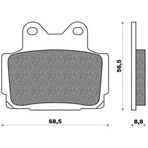 Brake pads one sinter - brake, rif