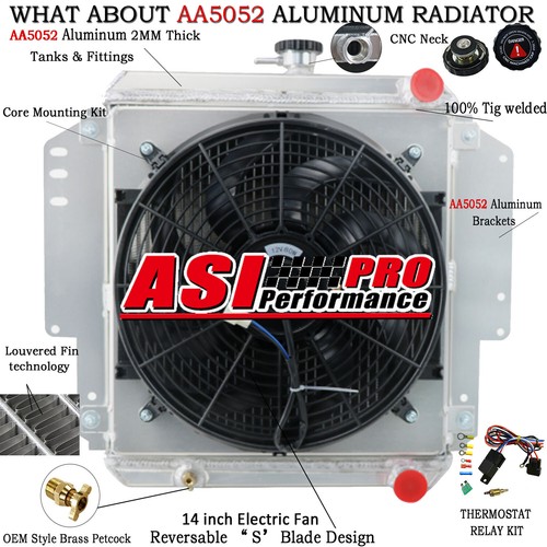 Row radiator shroud - 2, radiator+shroud