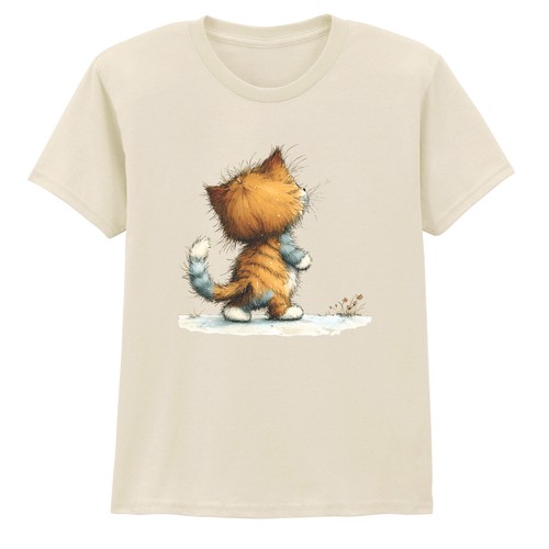 Cute kitten kids shirt - cute, t-shirt
