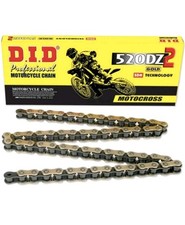 DID Motocross Enduro 520 DZ2 120 Links Professional Motocross Gold Drive Chain