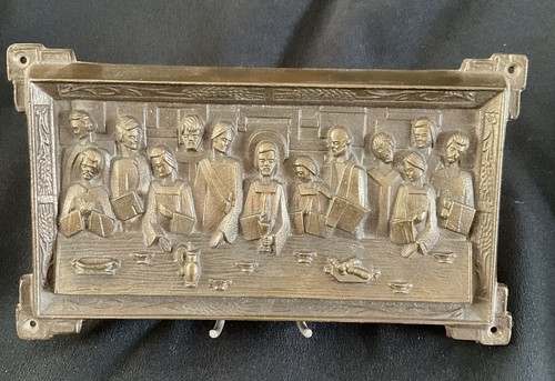 Relief bronze last supper - relief,