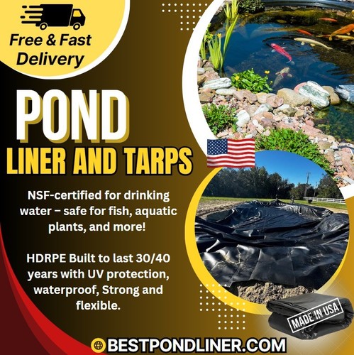 High durability pond liner - high,