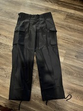 SPECIAL FORCES BLACK FIELD TROUSERS WAIST 88CM LEG 80CM BRITISH MILITARY ISSUE