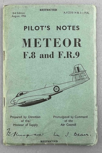 Gloster meteor f r 9 - meteor, f.8