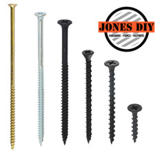 DRYWALL PLASTERBOARD SCREWS DRY LINING DENSE BOARD COARSE & FINE THREAD 25-150MM