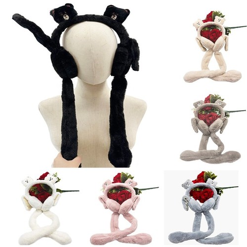 Cute plush bear earmuffs ear - cute,