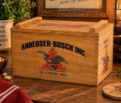 Vintage budweiser beer wooden - vintage,