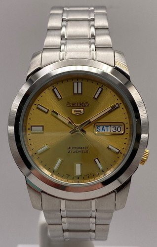 Seiko automatic gold dial - 5,