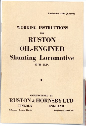 Ruston 88hp shunting - ruston,