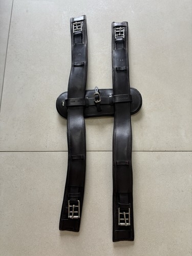 Wow brown leather girth - brown, h