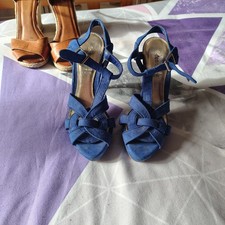 Suede effect royal blue 5"