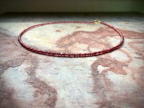Red garnet 3mm - red, &