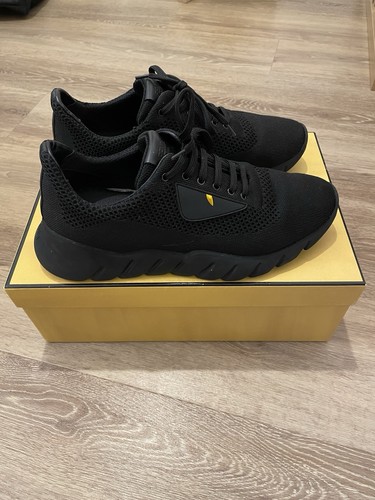 Fendi mens knit trainers - fendi,
