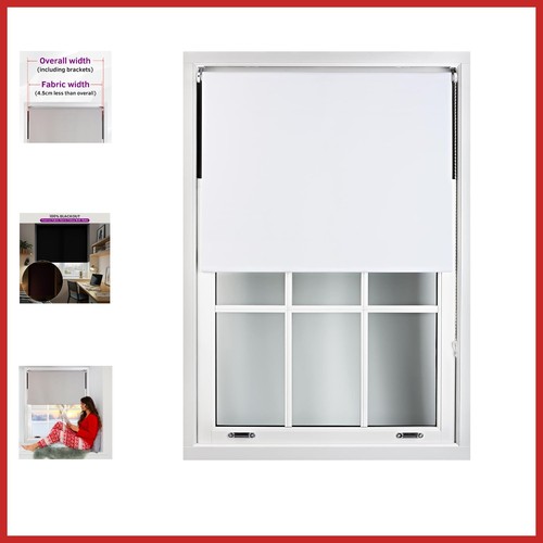 Blackout roller blind 60cm - blackout,