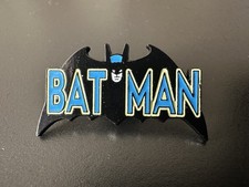 Batman Pin Badge Blue & Black
