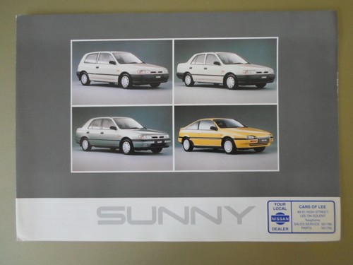 Nissan sunny range - nissan,