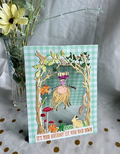 Childrens swinging birthday - swinging,