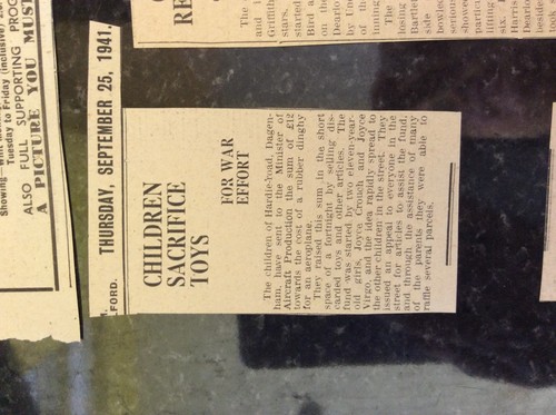 Ephemera 1941 dagenham - ephemera,