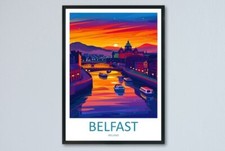 Belfast Gift Art Lovers Ireland Art Lover Gift Belfast Travel Art Gift
