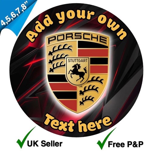 Personalised porsche logo - personalised,