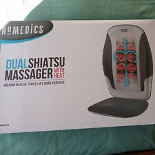HoMedics SBM-380H-GB Dual Shiatsu Back Massage Chair portable