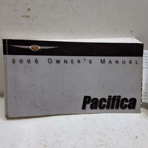2006 chrysler pacifica owners - pacifica,