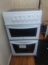 INDESIT KD3C1(W)/G - White , 50cm , 2 Door , Ceramic Top ELECTRIC COOKER