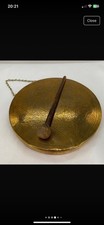 Decorative vintage brass gong - vintage,