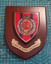 Royal Engineers military wall shield