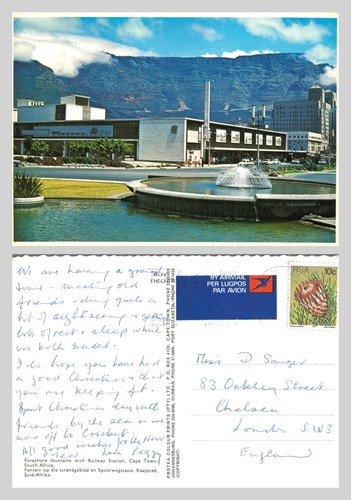 Vintage postcard cape town - postcard,