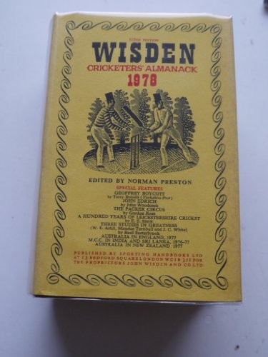 Wisden cricketers almanack - wisden, cricketers'