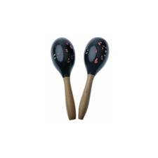 Oval Maracas Wooden 19cm Super