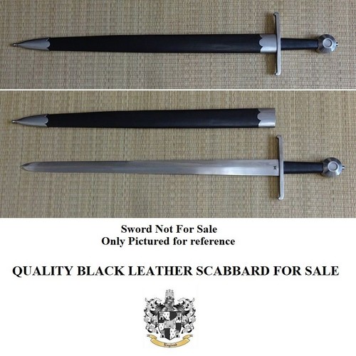 Medieval black quality leather - quality,