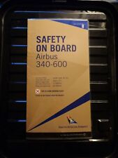 South African Airways Airbus A340-600 March 2013 Safety Card 