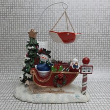 Yankee Candle Hanging Wax Melt Tart Warmer Burner Snowmen Sleigh North Pole BNIB