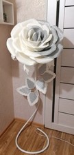 Floor Lamp Floor Rose White and Silver Standing Lamp for Any Room Living Room