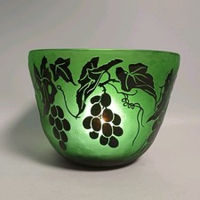 Vintage green cameo - vintage, glass