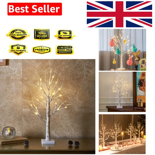 White mini birch twig tree - white,