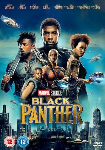 Black panther dvd - black,