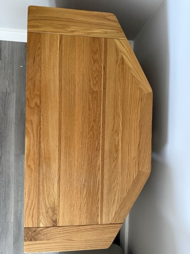 Solid oak corner unit with - solid,