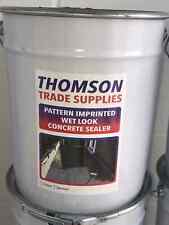 ANTI SLIP pattern Imprinted concrete driveway sealer WET LOOK 5-10-20 litres